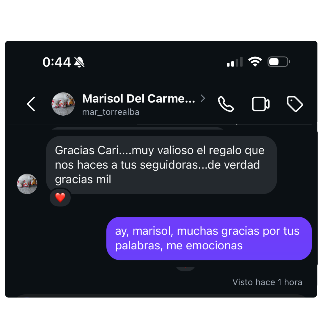 Testimonio alumna