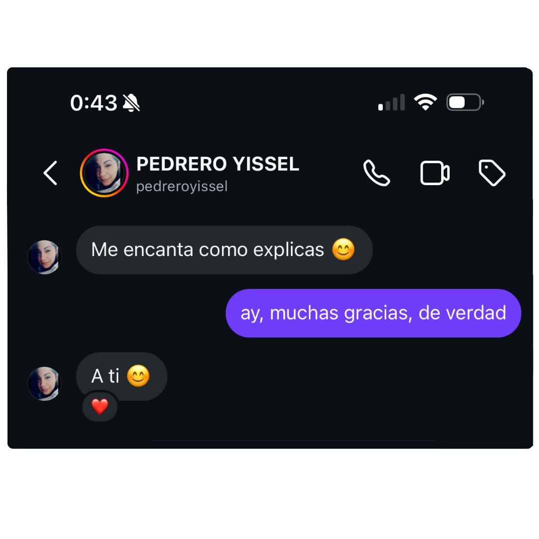 Testimonio alumna